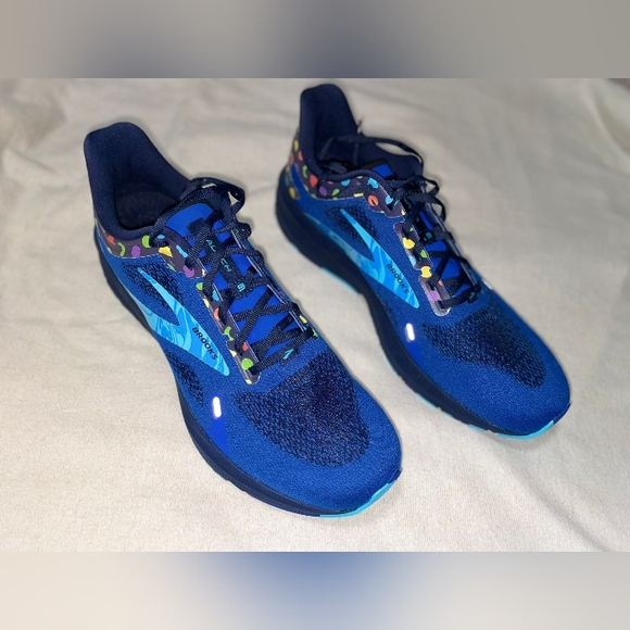 NEW Brooks Launch 9 REFLECTIVE (B) men’s Sz 13 Running Shoes Sneakers Multicolor - Picture 12 of 14